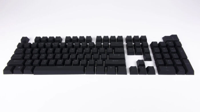 Black Keycaps, PBT, Backlit, 104 Key, US Layout - Image 3