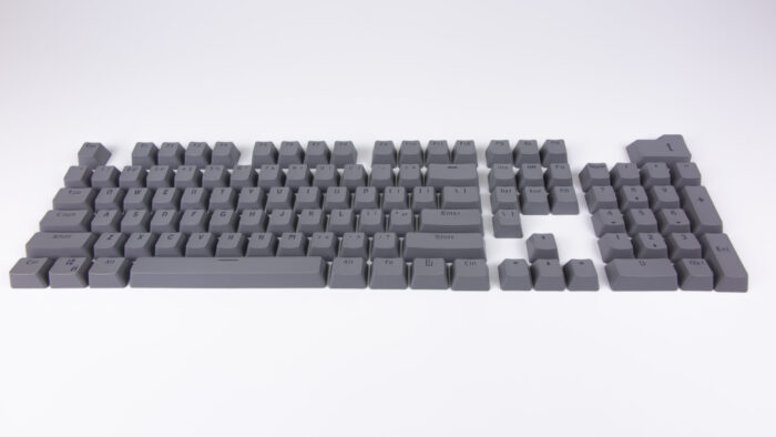 Grey Keycaps PBT Backlit 104 Key