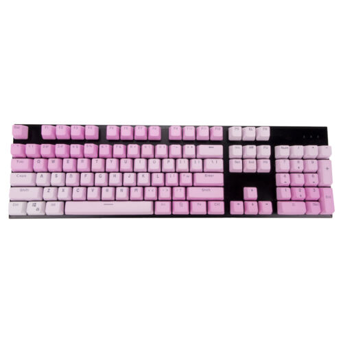 Keycaps v barvě Pink Gradient, PBT, Backlit 104 Key