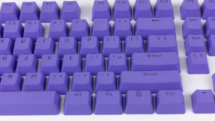 Purple Keycaps PBT Backlit 104 Key