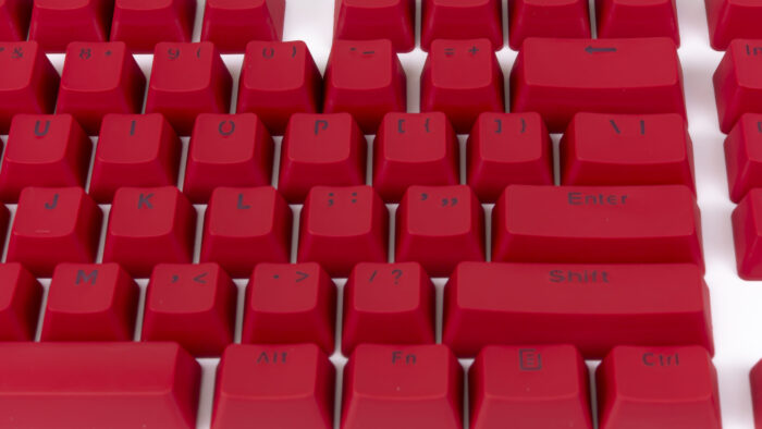 Red Keycaps PBT Backlit 104 Key