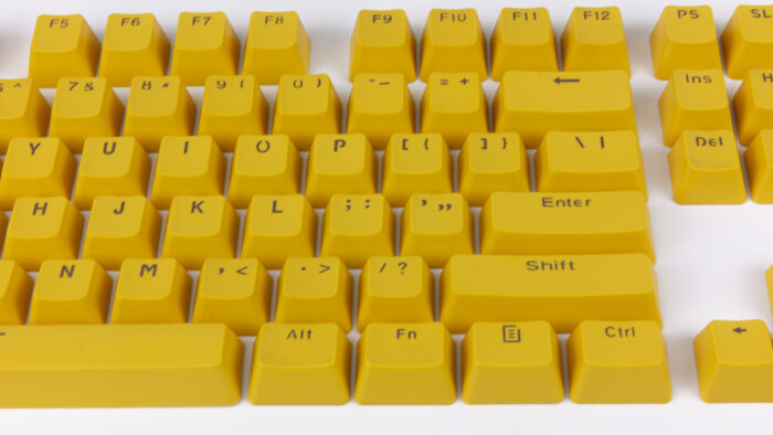 Yellow Keycaps PBT Backlit 104 Key