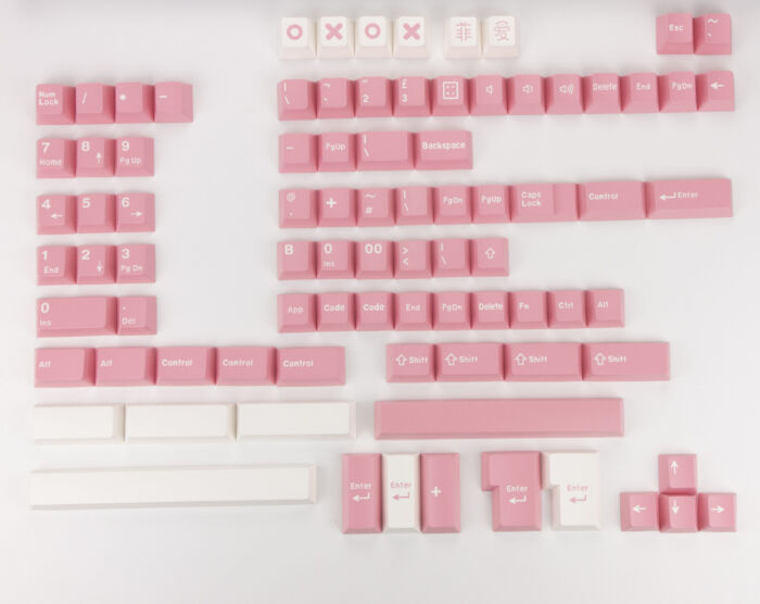 Keycaps GMK Peach Blossom, detail