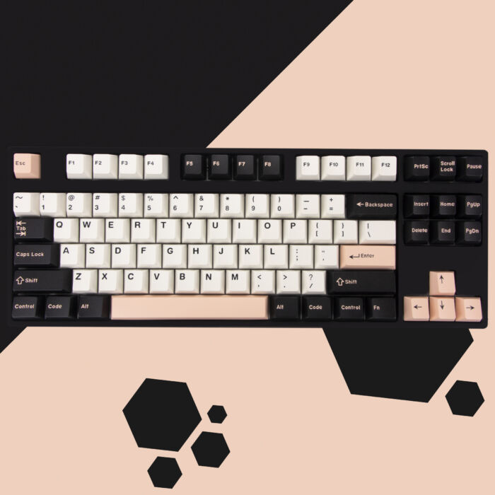 TKL Custom Mechanická Klávesnice v barvě Peach